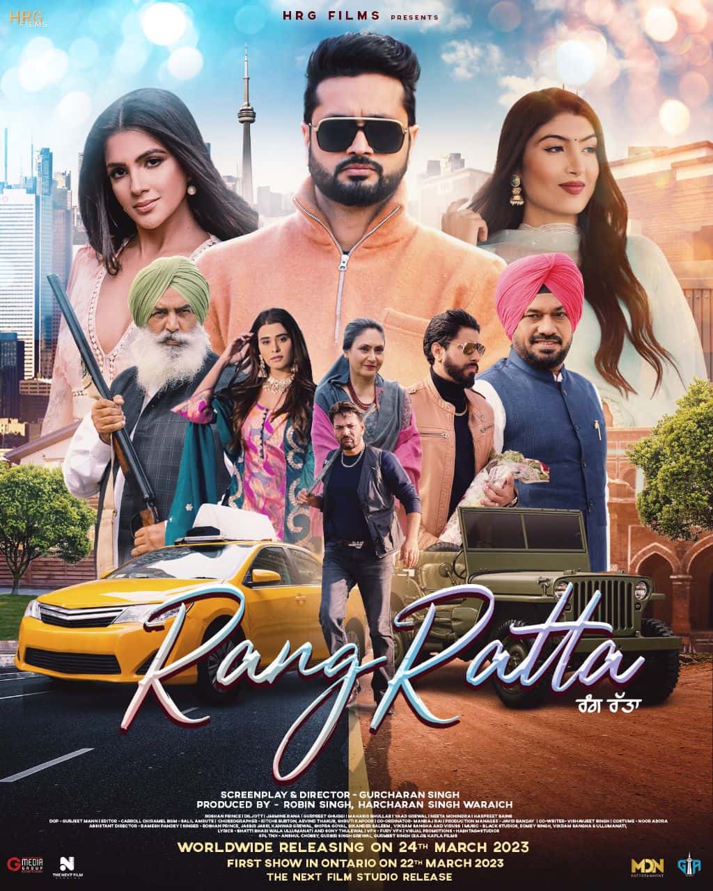 Rang Ratta (2023) Punjabi Full Movie HD ESub