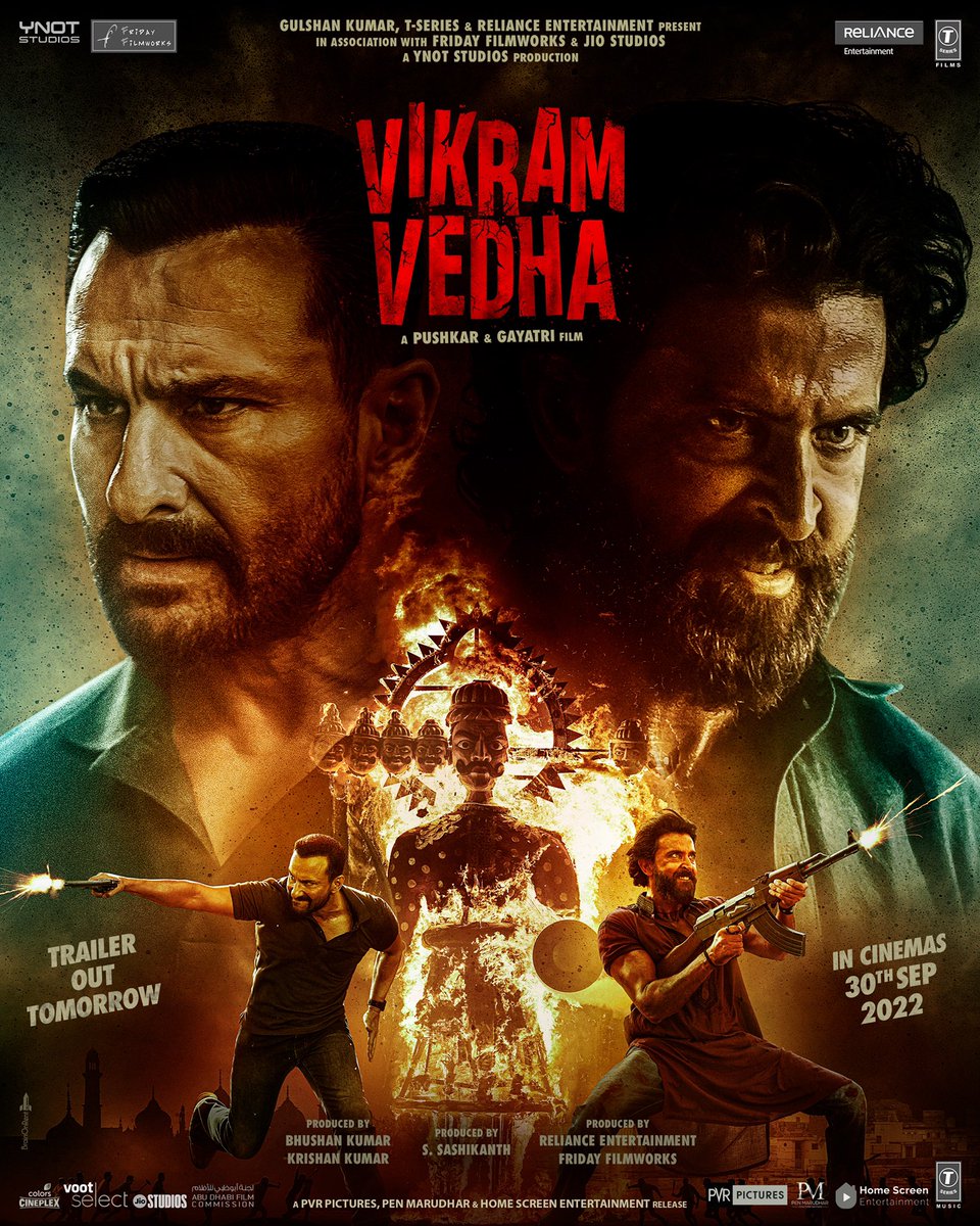 Vikram Vedha (2022) Bollywood Hindi Full Movie HD ESub