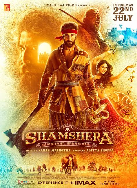 Shamshera (2022) New Bollywood Hindi Full Movie HD ESub